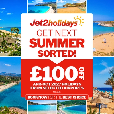 Jet2holidays 2027 Early Booking Offer